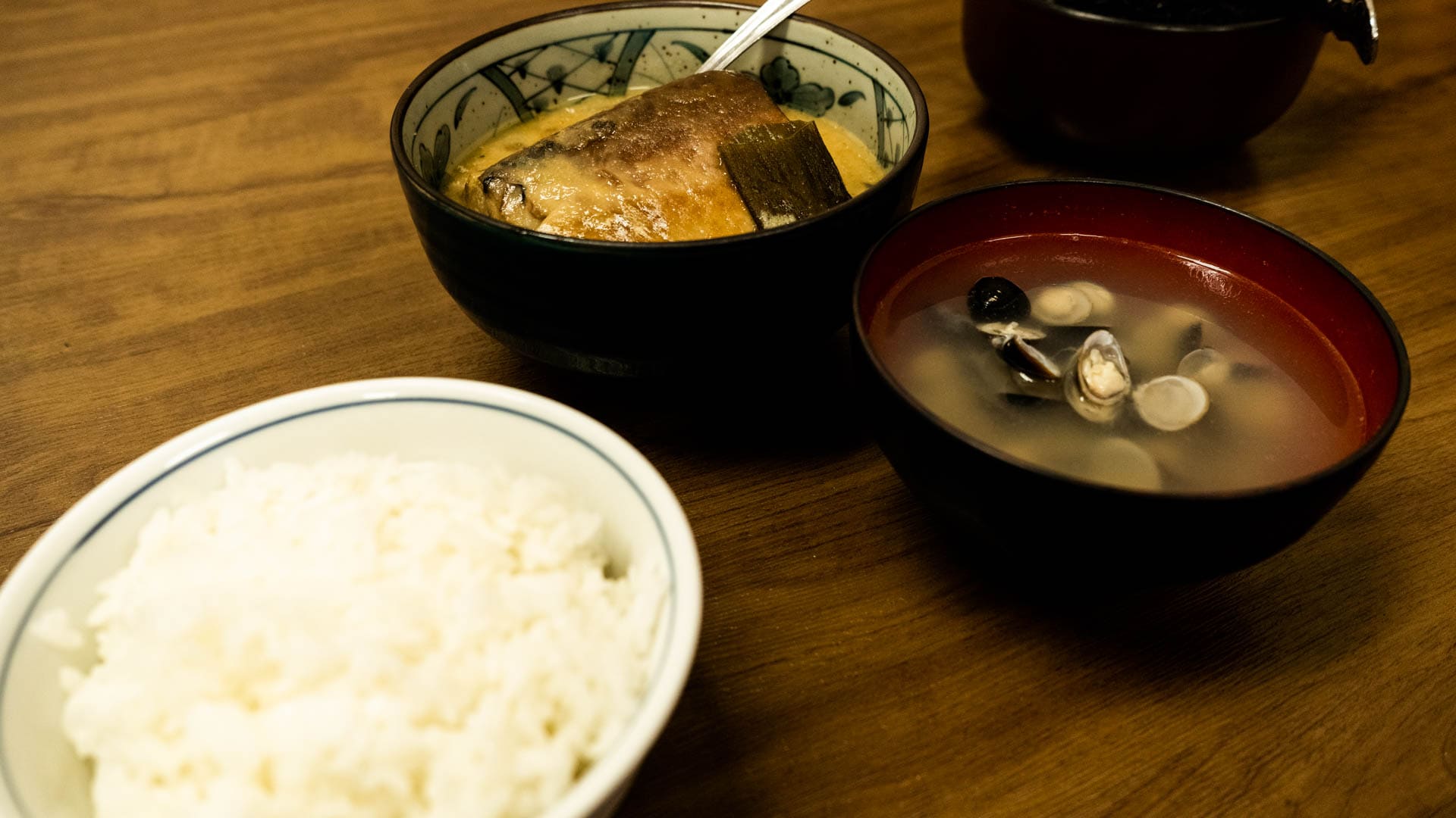 さばの味噌煮_定食 (2)